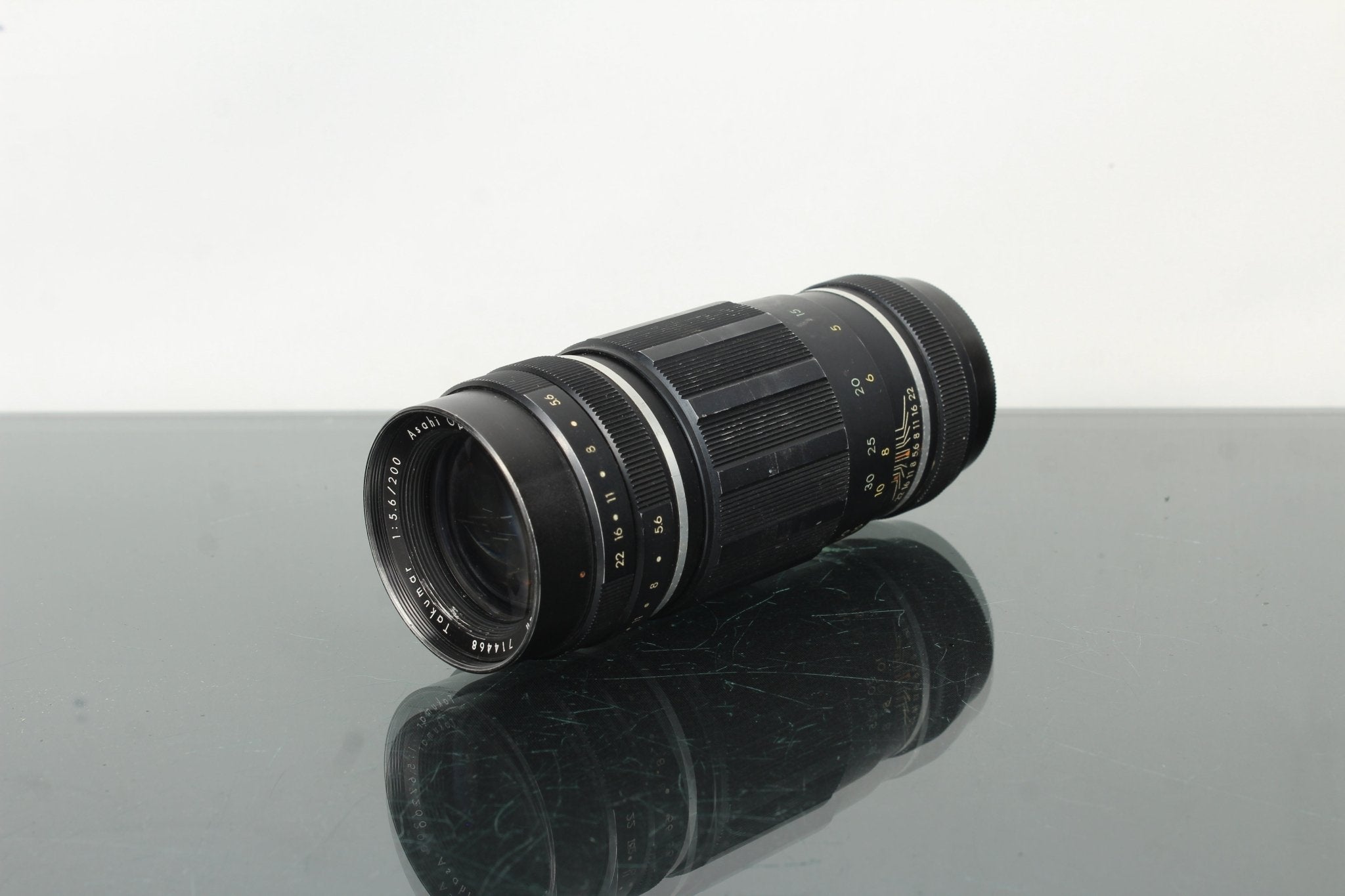 絞り羽根18枚 Takumar 200mm 3.5 M42マウント Pentax Super-Takumar 200mm f4 M42 Screw Mount Lens [EXC]