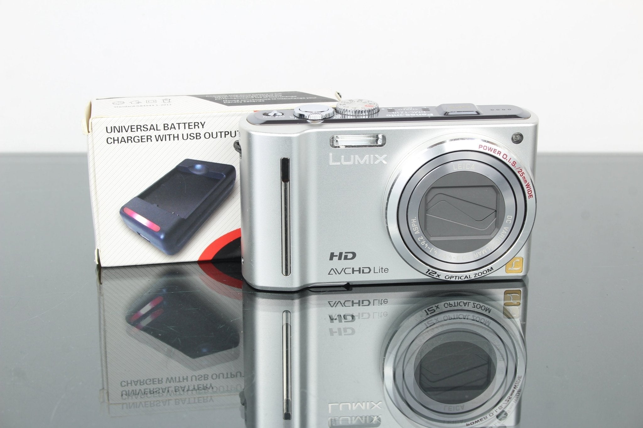 Fotocamera Panasonic Lumix DMC-TZ41 – Zoom Ottico 20x, GPS, Wi-Fi/NFC, Full HD 50p, Sensore MOS, Colore Grigio
