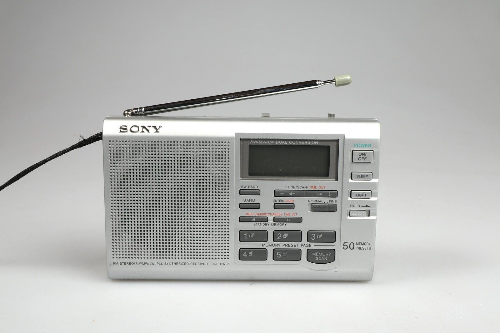 Sony ICF-SW35 | World-Radio Synthesized Receiver – Dutch|Thrift