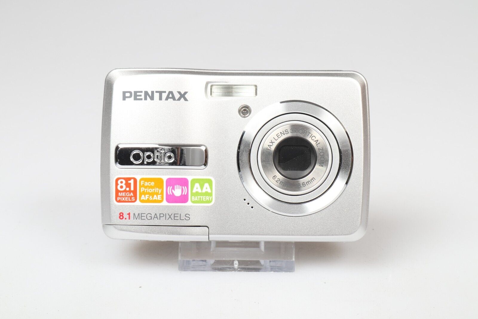 Pentax Optio E40 | Digital Compact Camera | 8.1 MP | Silver