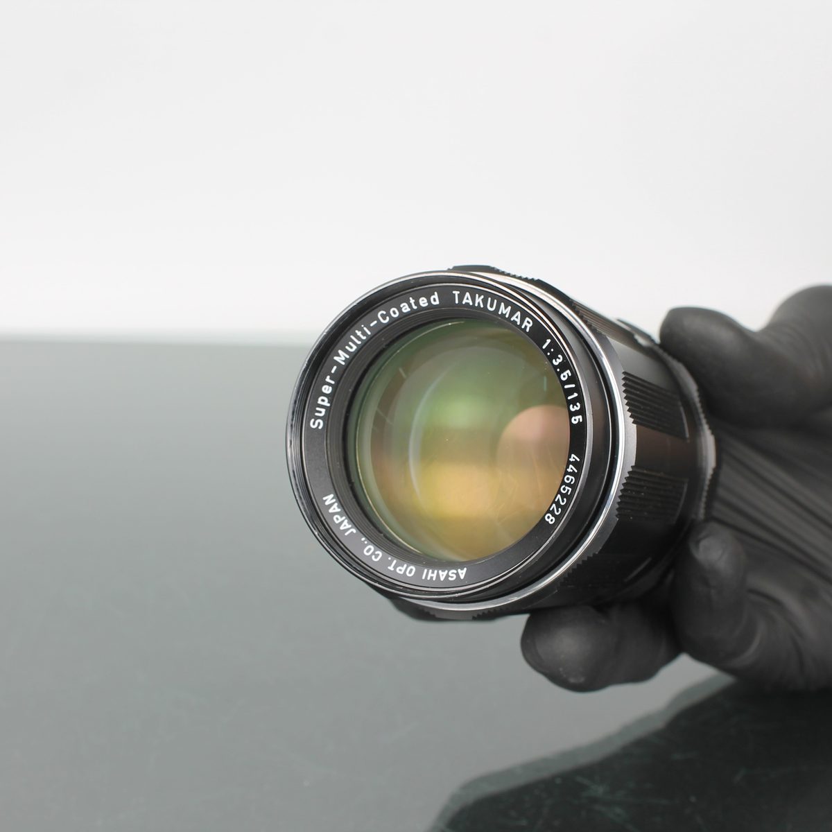 ASAHI OPT.CO.， JAPAN super-multi-coated TAKUMAR 1:2.5/135 Pentax