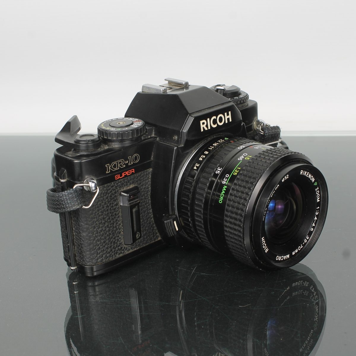 Ricoh KR-10 Super Film Camera with Rikenon P Zoom 35-70mm Lens