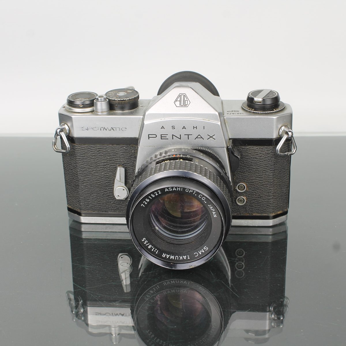 Asahi Pentax Spotmatic 35mm Film SLR Camera with 55mm f/1.8 Lens