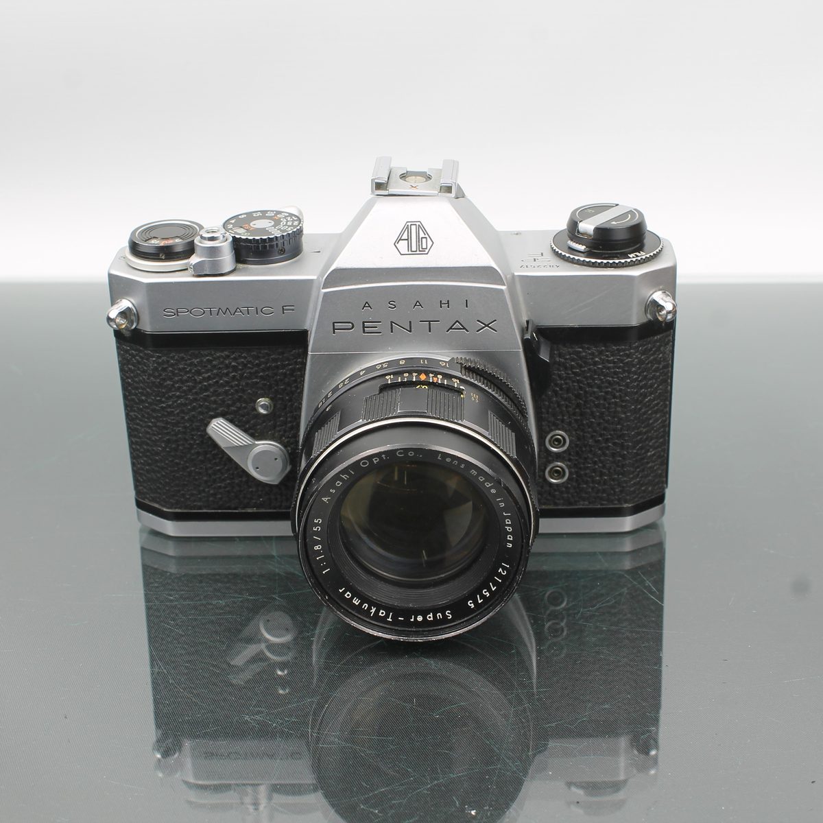 Asahi Pentax Spotmatic F SLR Camera with 55mm f/1.8 Lens – Dutch