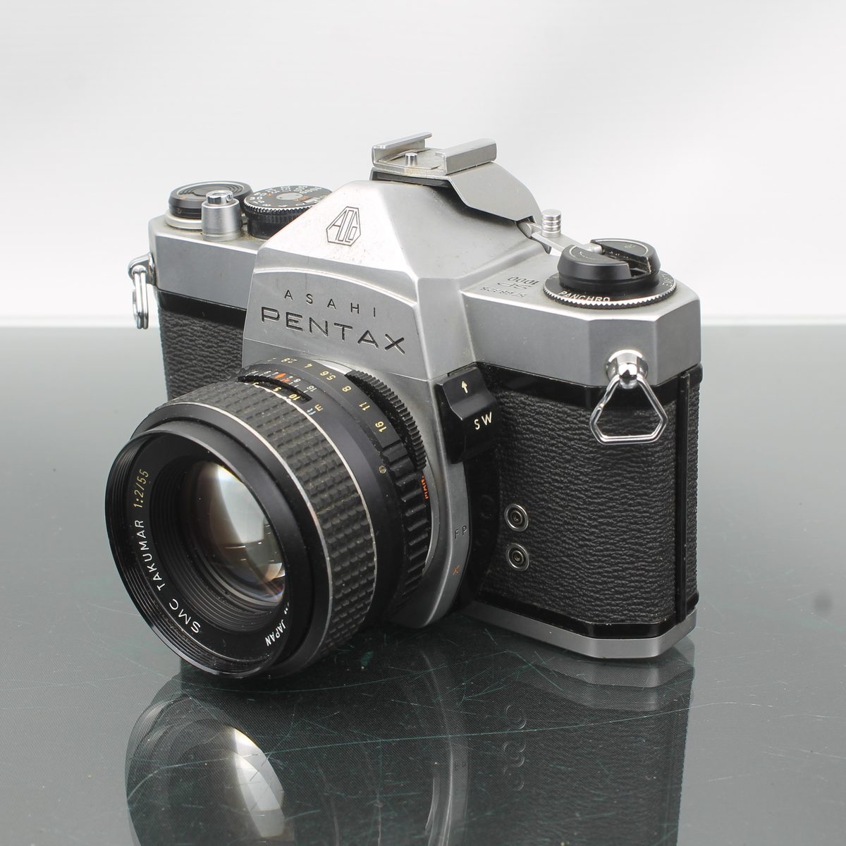 Pentax SP100 SLR Film Camera with SMC Takumar 55mm f/1.2 Lens