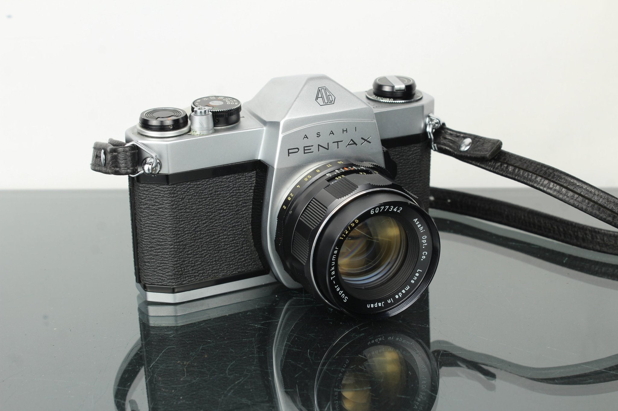 Asahi Pentax SP 500 + Asahi Super-Takumar 55mm f/2 M42 lens