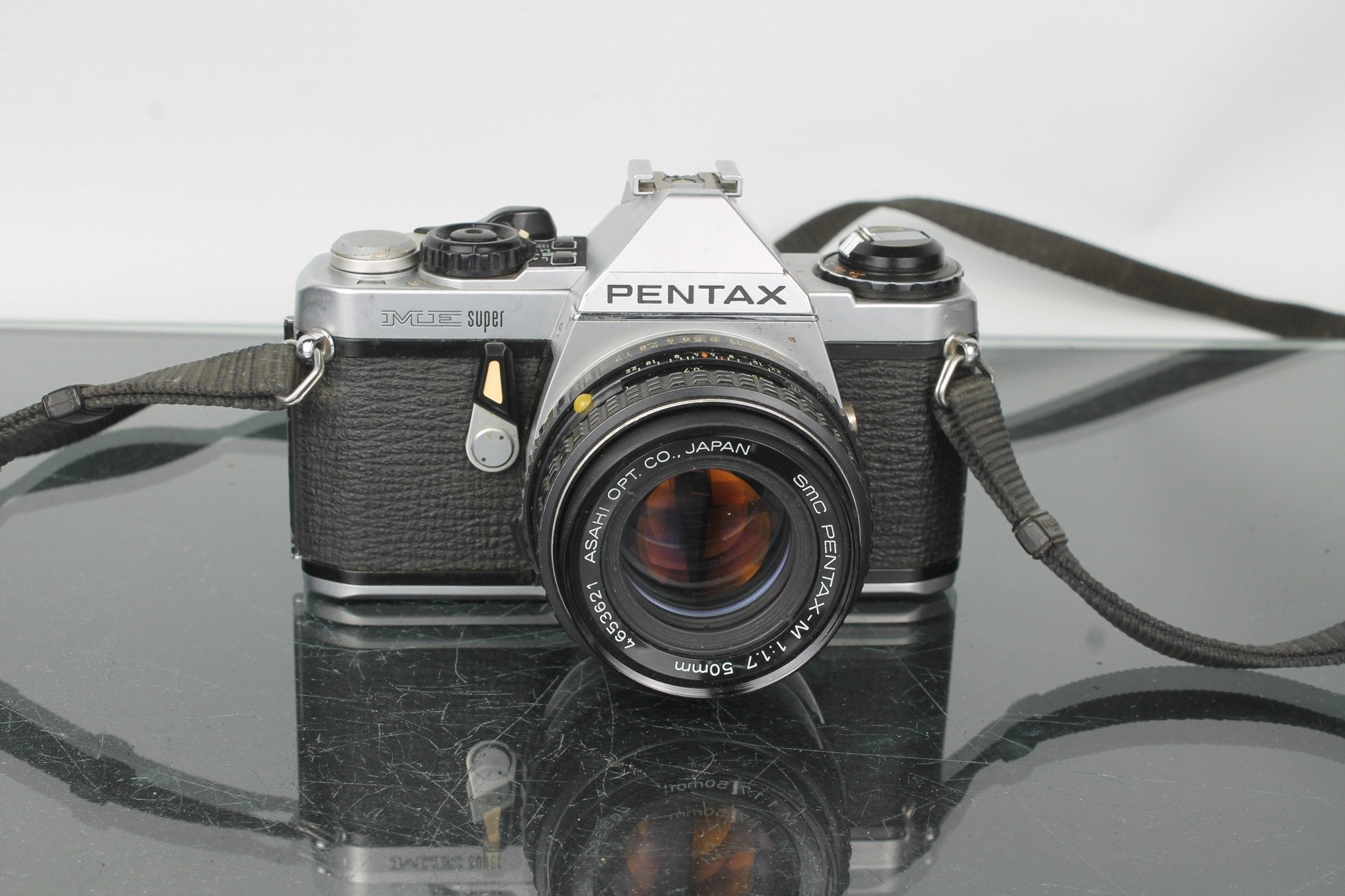 Pentax ME Super 35mm Film SLR Camera with 50mm f/1.7 Lens – Dutch