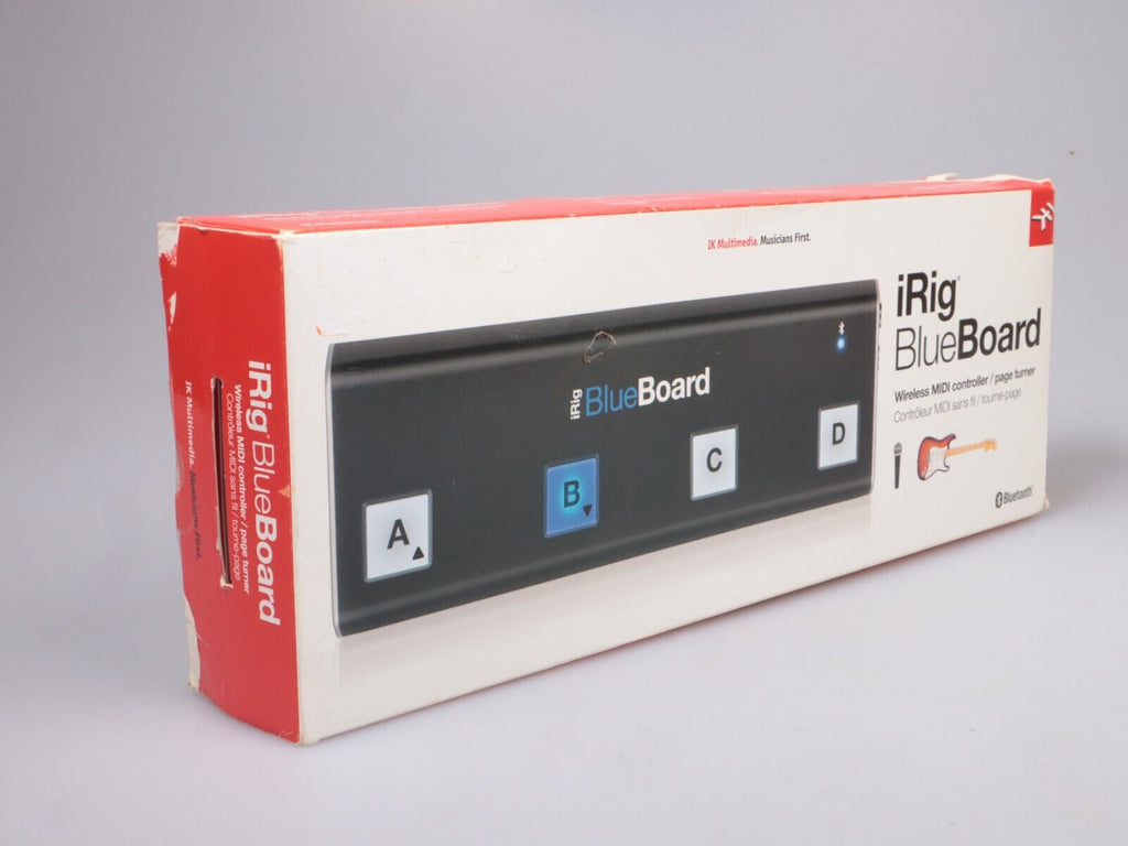 IK Multimedia iRig BlueBoard | Wireless MIDI Controller Pedalboard