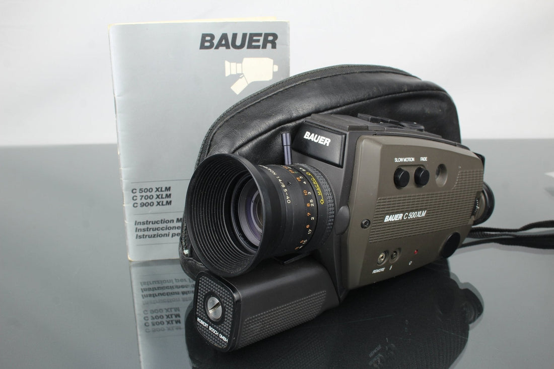 Bauer C 500 XLM: Super 8 Cinema Camera for Modern Creators - Dutch|Thrift