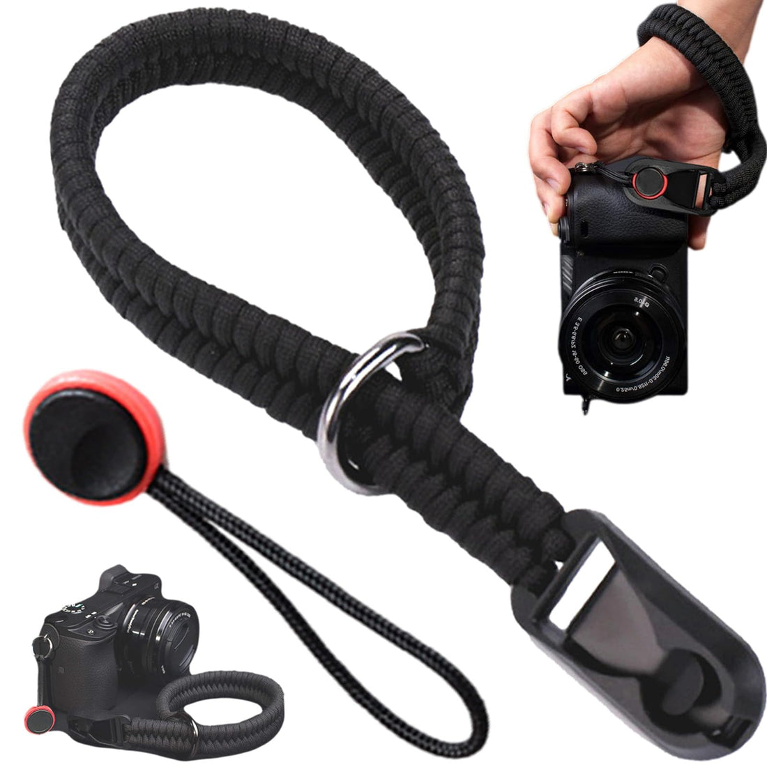 Camera Wrist Strap Quick Release Black — Secure, Simple, Essential - Dutch|Thrift