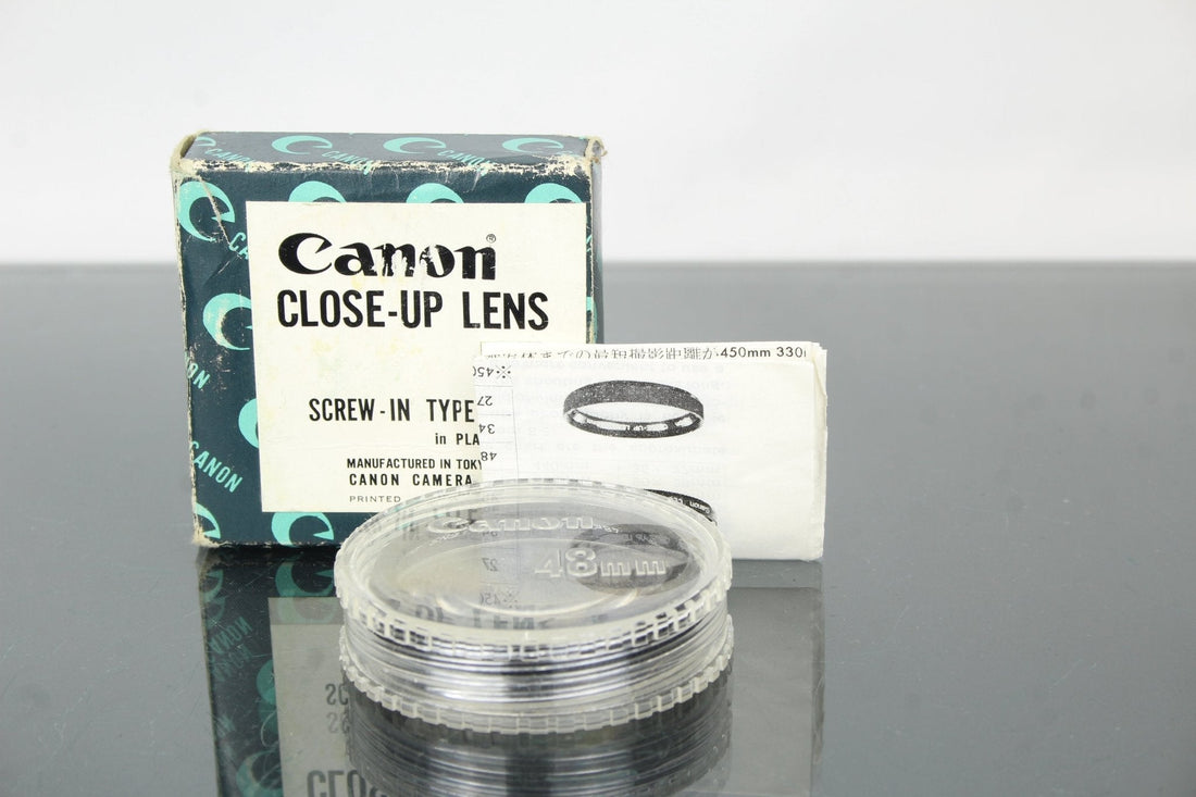 Canon 48mm Close-up Lens Filter: Vintage Macro, Modern Magic - Dutch|Thrift