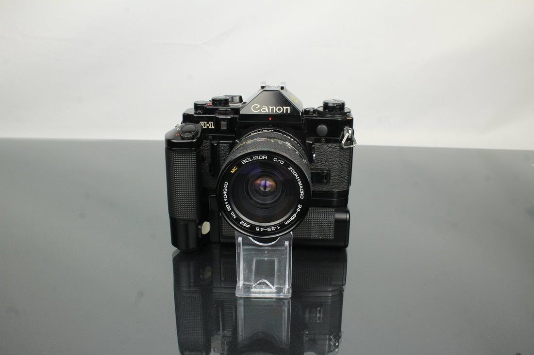 Canon A-1 + Soligor 24–45mm: Vintage SLR Kit for Creators - Dutch|Thrift