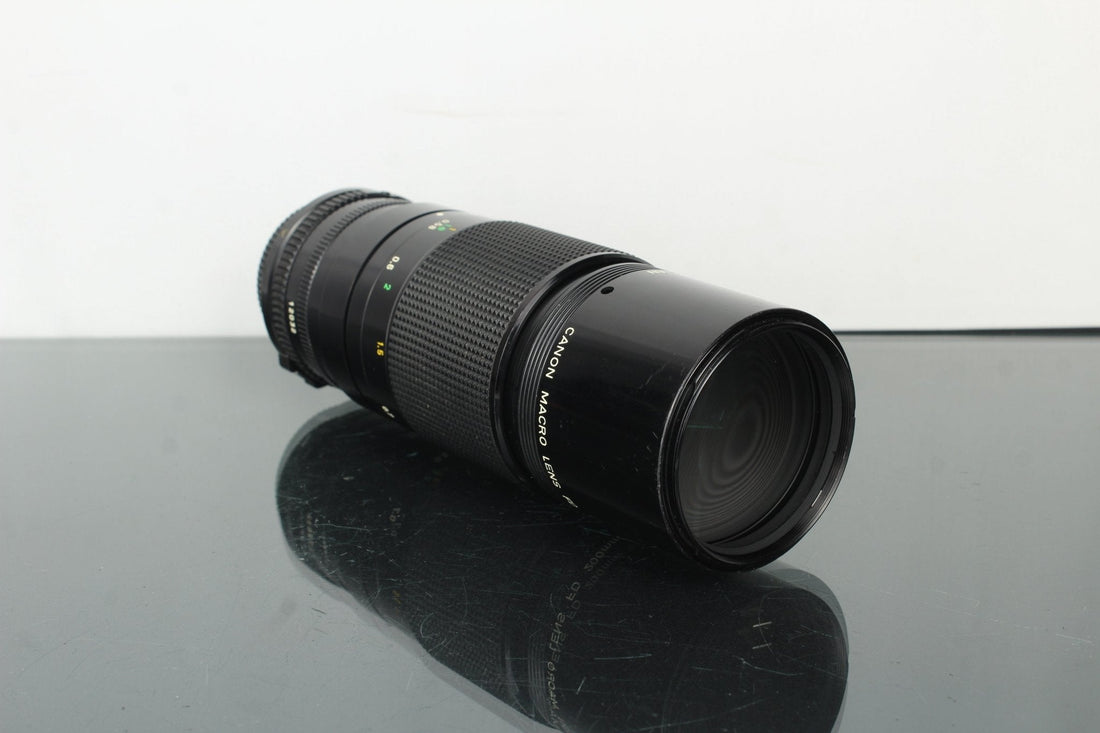 Canon FD 200mm f/4 Macro Lens: Vintage Telephoto Perfection - Dutch|Thrift