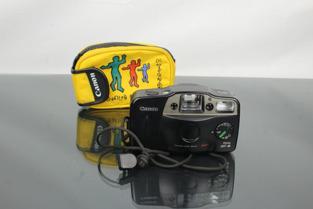 Canon Prima AF-8: Compact 35mm Point & Shoot for Everyday Film - Dutch|Thrift