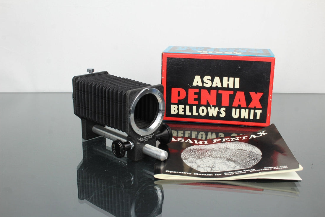 Exploring the Asahi Pentax Bellows Unit for Analog Macro in 2025 - Dutch|Thrift