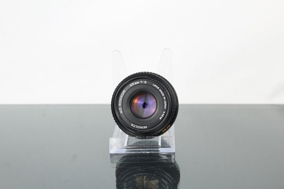 Exploring the Minolta MD 45mm f/2: Compact Vintage Gem for Creators - Dutch|Thrift