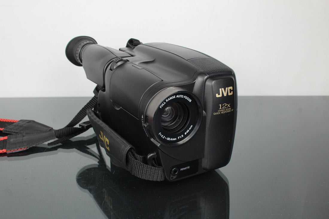 JVC GR-AX210 VHS-C Camcorder: Vintage Magic for Modern Creators - Dutch|Thrift