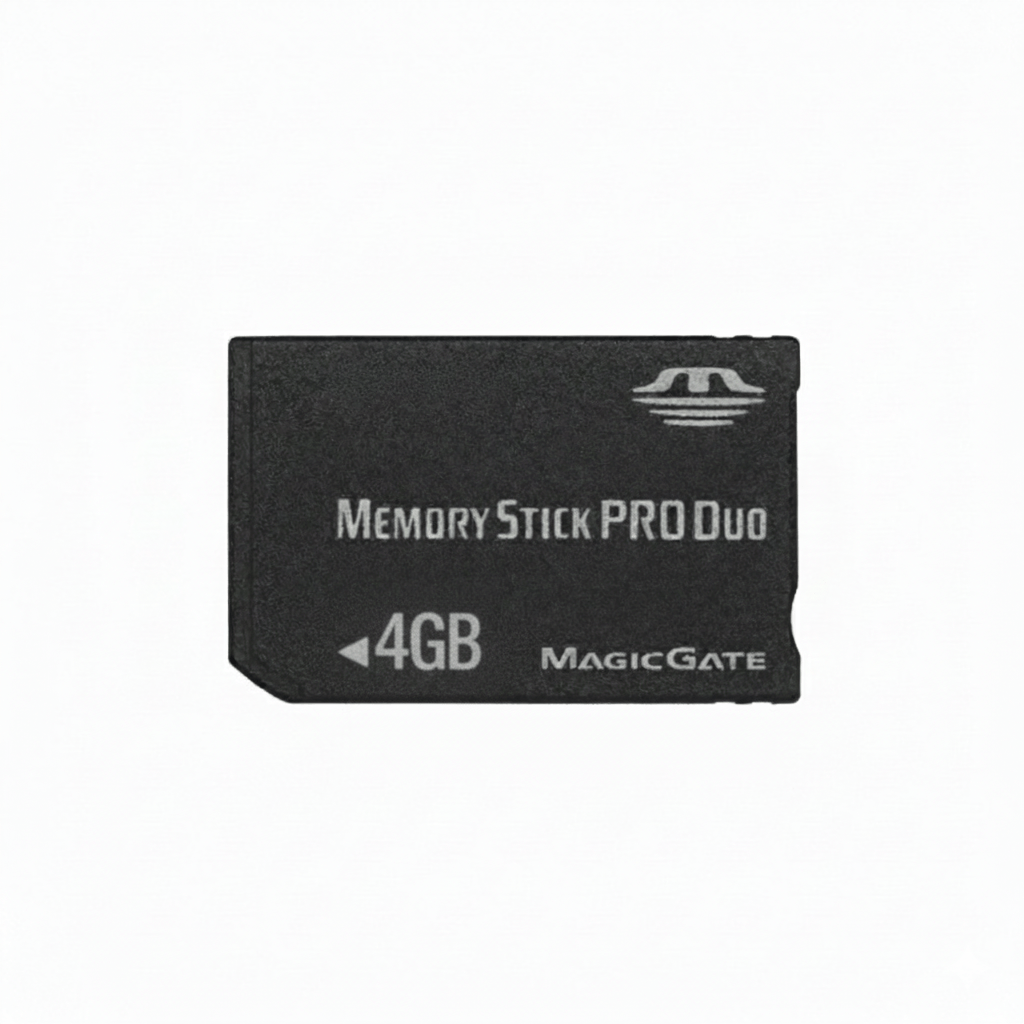 Memory Stick PRO Duo 4GB: Reliable Retro Sony Storage - Dutch|Thrift