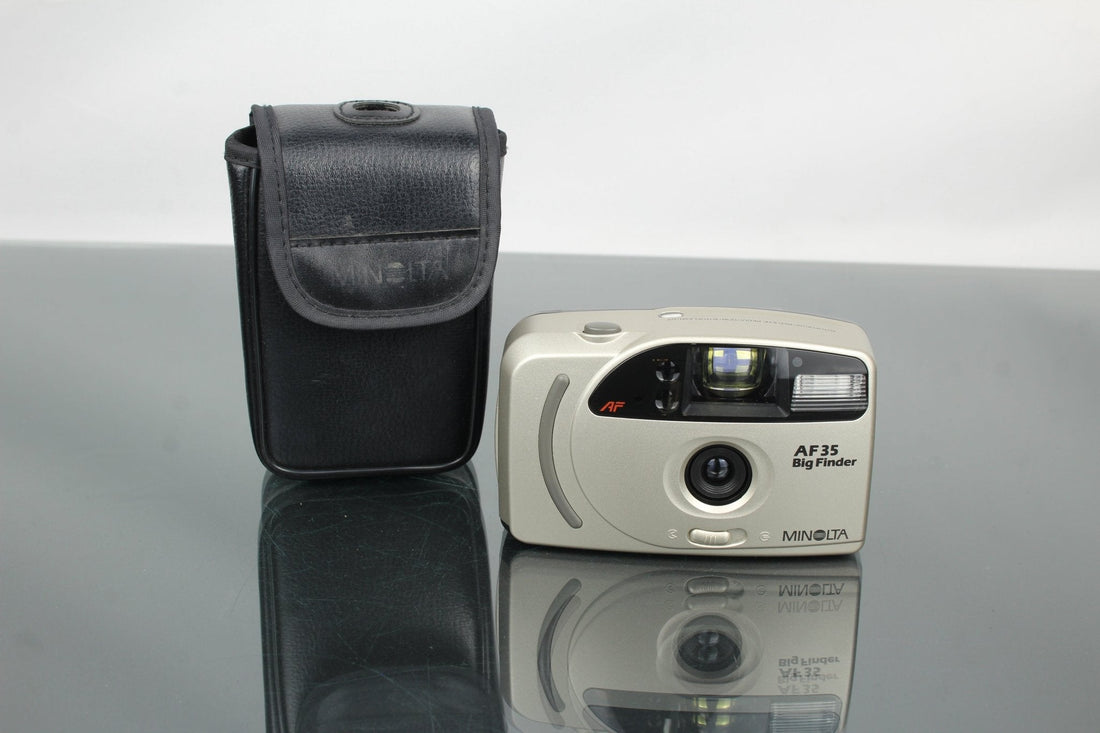 Minolta AF35 BigFinder Review: Compact Classic for Film Lovers - Dutch|Thrift