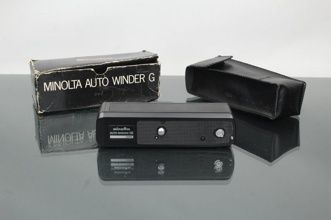 Minolta Auto Winder G: Classic Motor Drive for Film SLR Fans - Dutch|Thrift