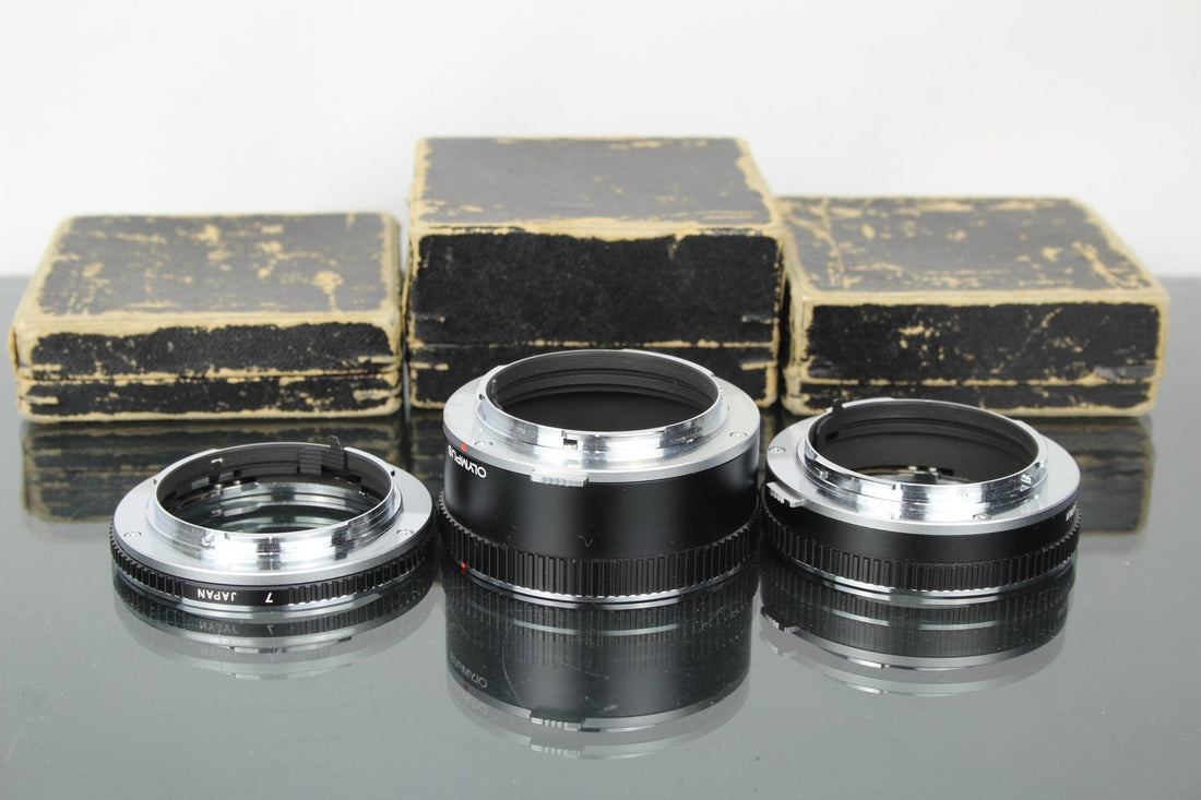 Olympus OM Extension Tube Set for Vintage and Mirrorless Macro - Dutch|Thrift