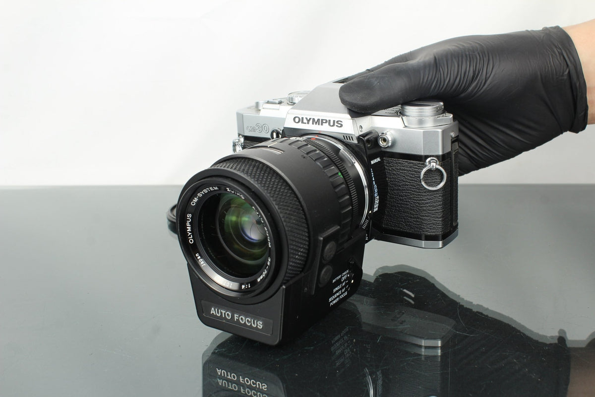 Olympus OM30 Film Camera Kit with 35–70mm Lens Review – Dutch|Thrift