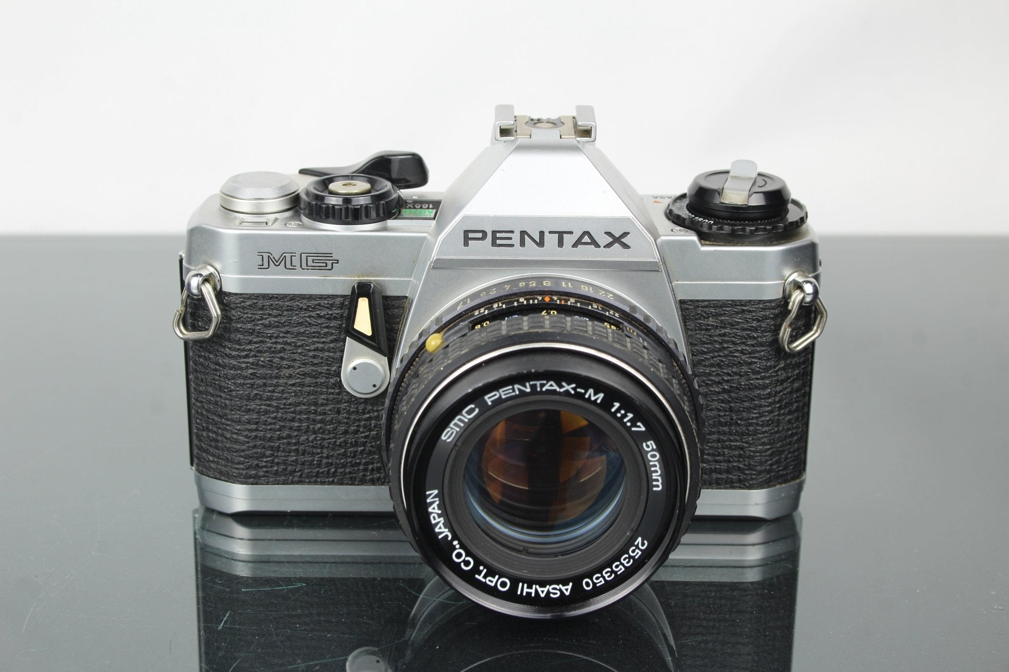 動作確認済】 Pentax MG G0130-113-1v PENTAX MG フィルム一眼レフ の