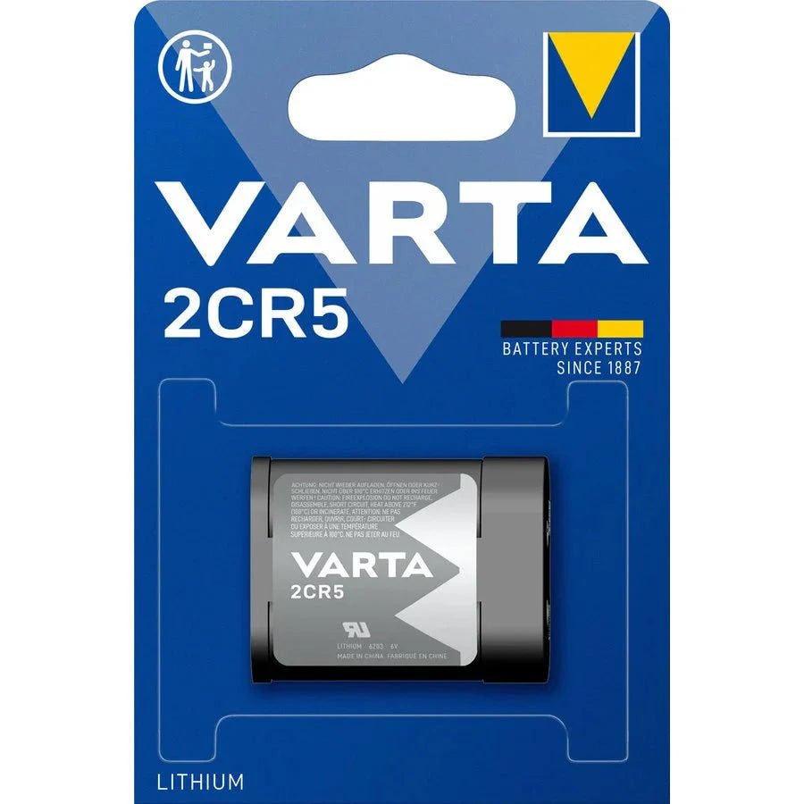 The Varta 2CR5 6V Lithium Battery for Film Cameras - Dutch|Thrift