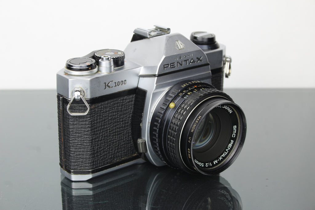 Pentax K1000 + 50mm 1:2 Pentax lens