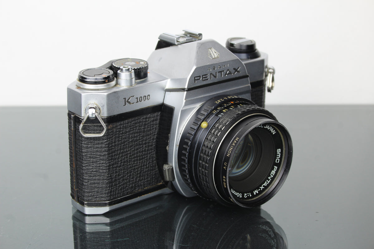Pentax K1000 + 50mm 1:2 Pentax lens
