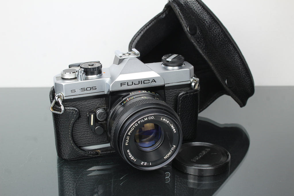 Fujica ST605 + 55mm 2.2 Fujinon lens
