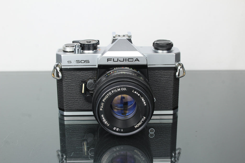 Fujica ST605 + 55mm 2.2 Fujinon lens