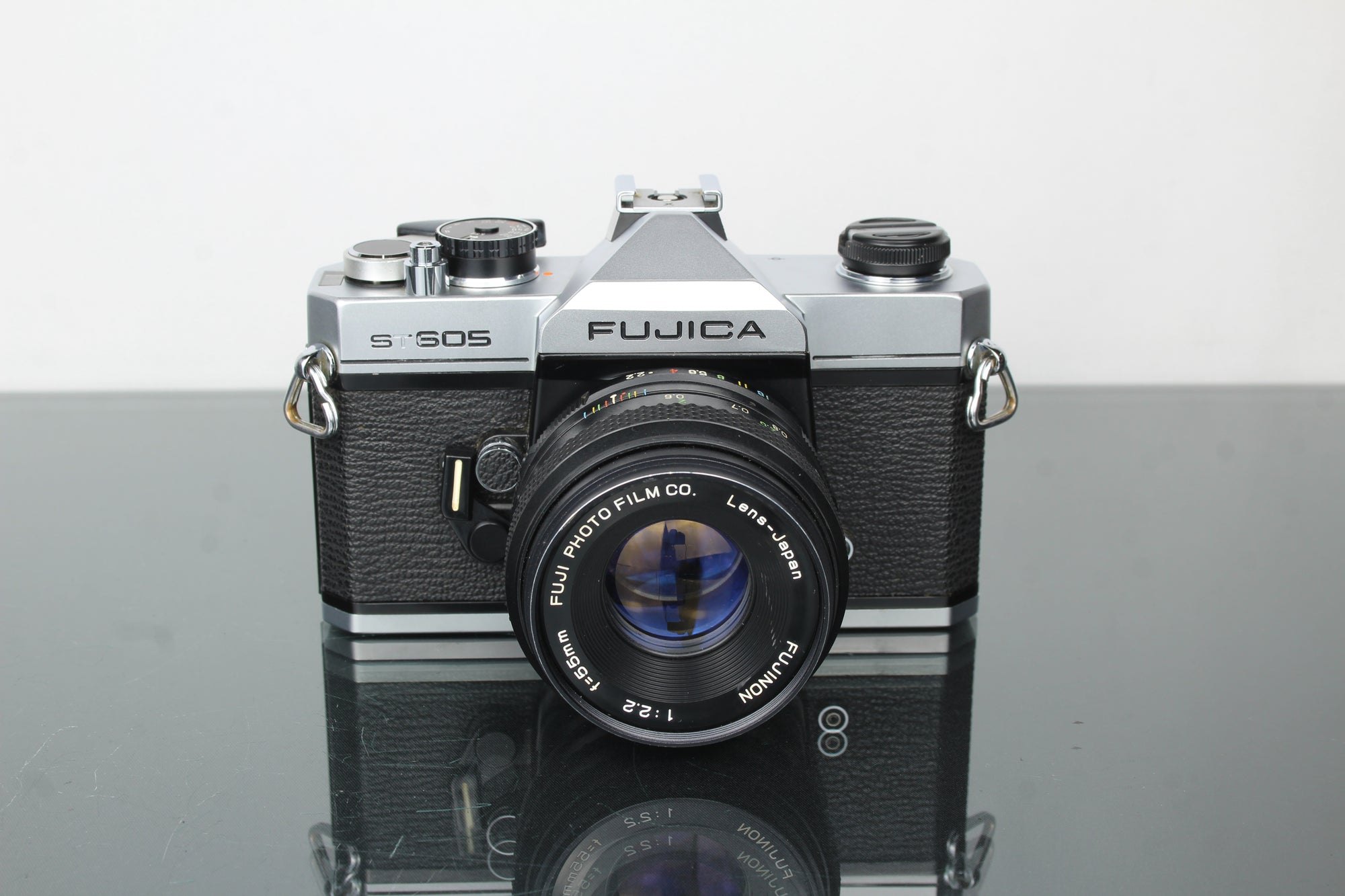 Fujica ST605 + 55mm 2.2 Fujinon lens