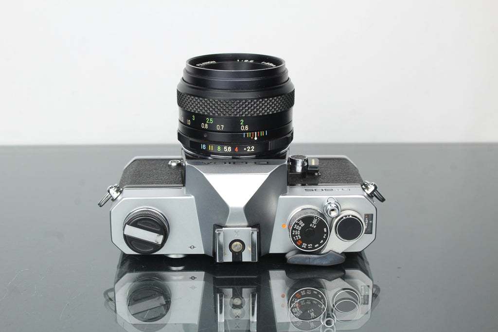 Fujica ST605 + 55mm 2.2 Fujinon lens