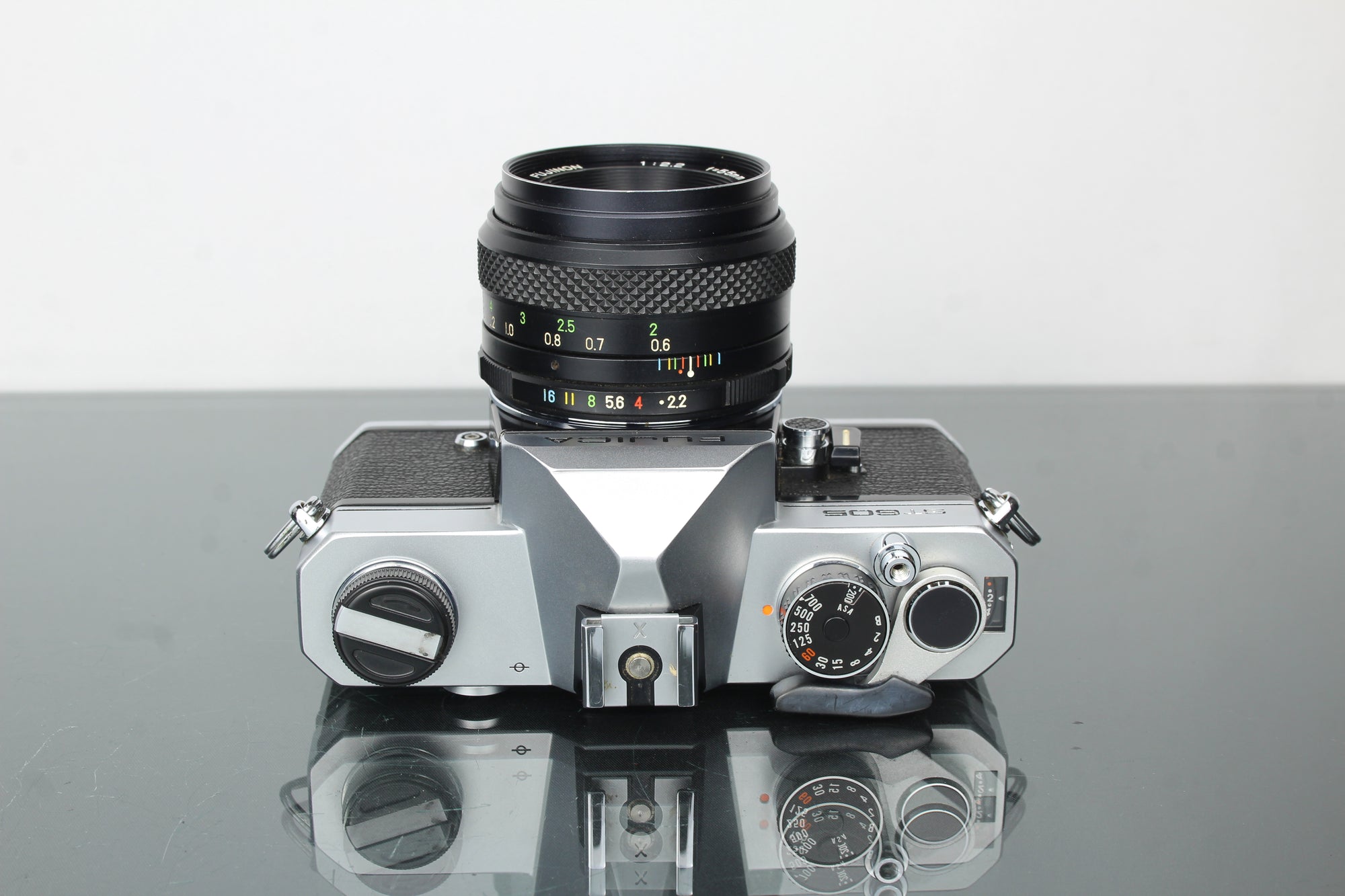 Fujica ST605 + 55mm 2.2 Fujinon lens
