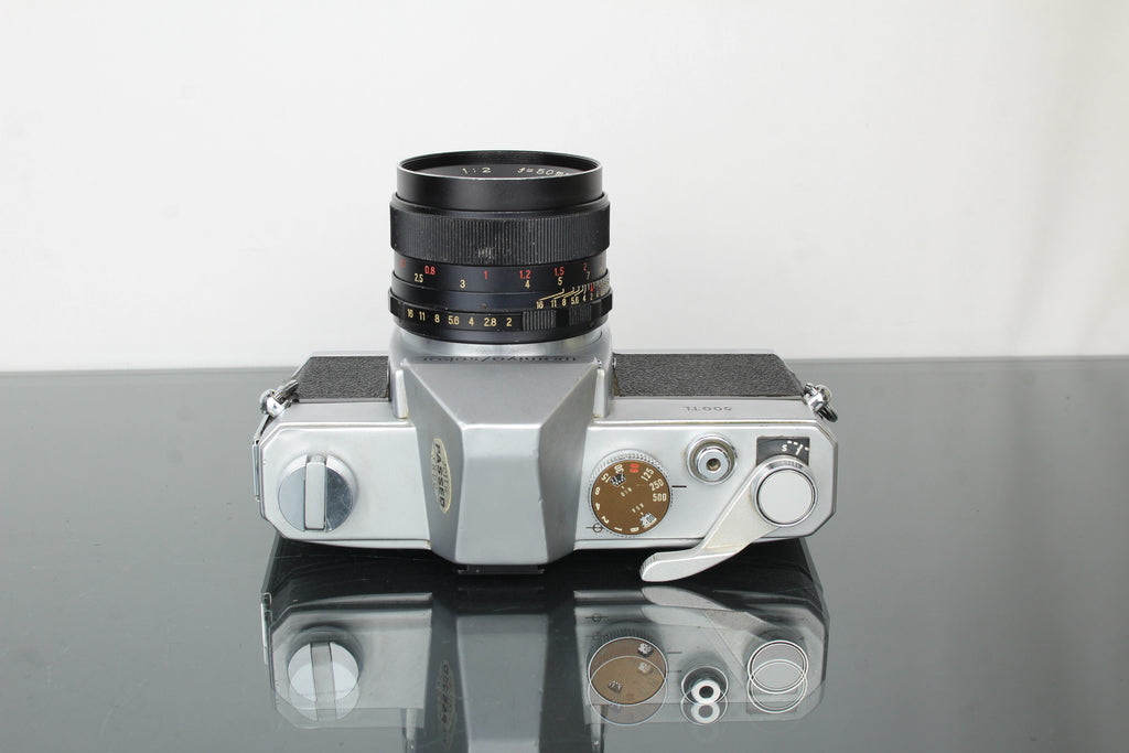 Mamiya/Sekor 500TL + Auto Mamiya 1:2 f=50mm lens