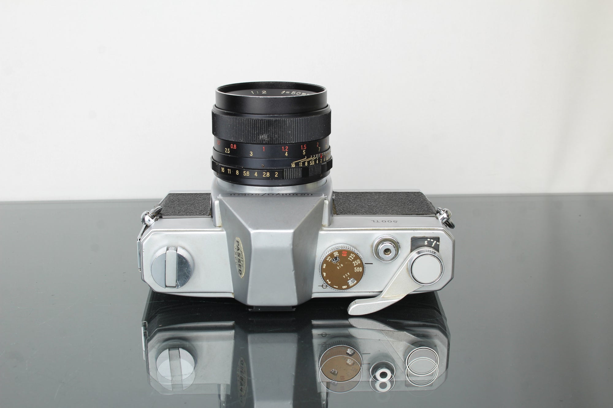 Mamiya/Sekor 500TL + Auto Mamiya 1:2 f=50mm lens