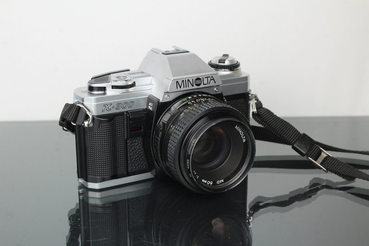 Minolta X-300 + Minolta MD 50mm 1:1.7 lens