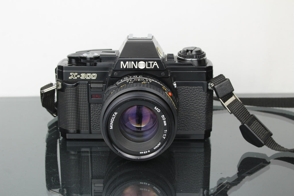 Minolta X-300 + 50mm 1.7 Minolta MD lens
