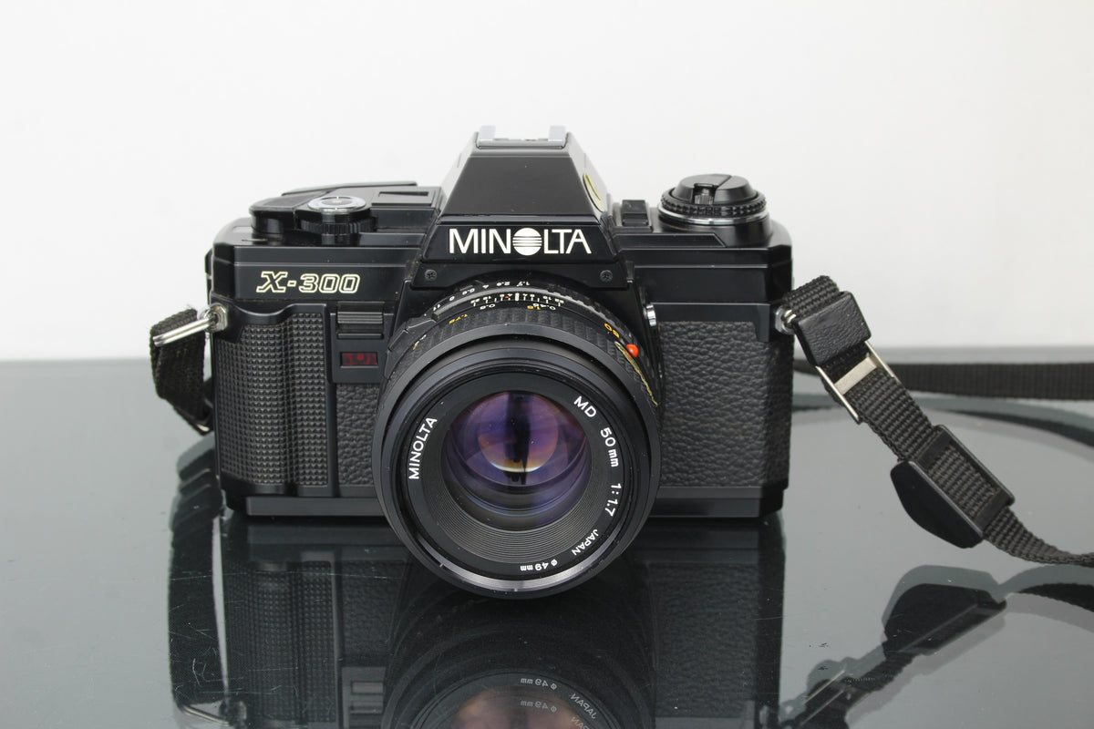 Minolta X-300 + 50mm 1.7 Minolta MD lens