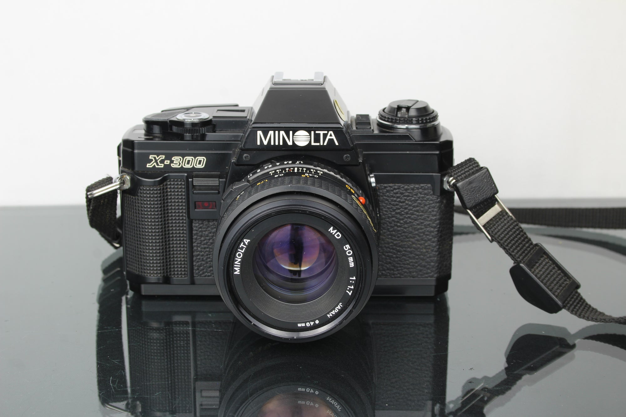 Minolta X-300 + 50mm 1.7 Minolta MD lens