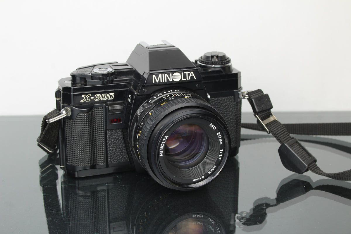 Minolta X-300 + 50mm 1.7 Minolta MD lens