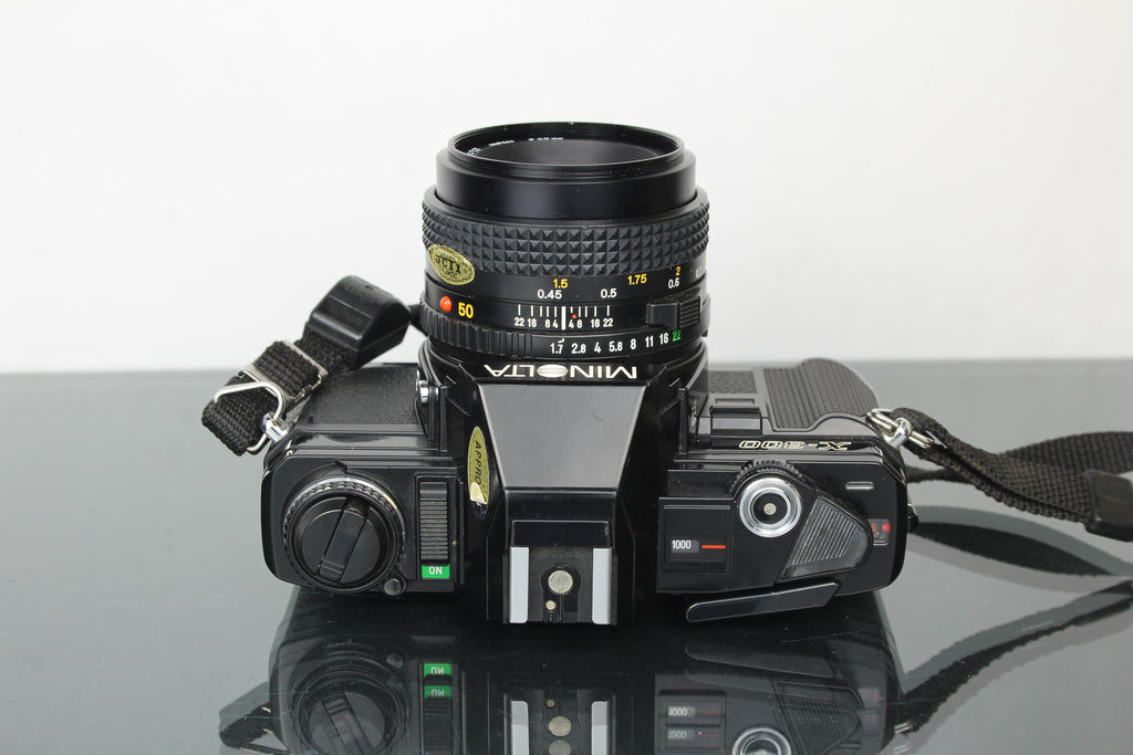 Minolta X-300 + 50mm 1.7 Minolta MD lens