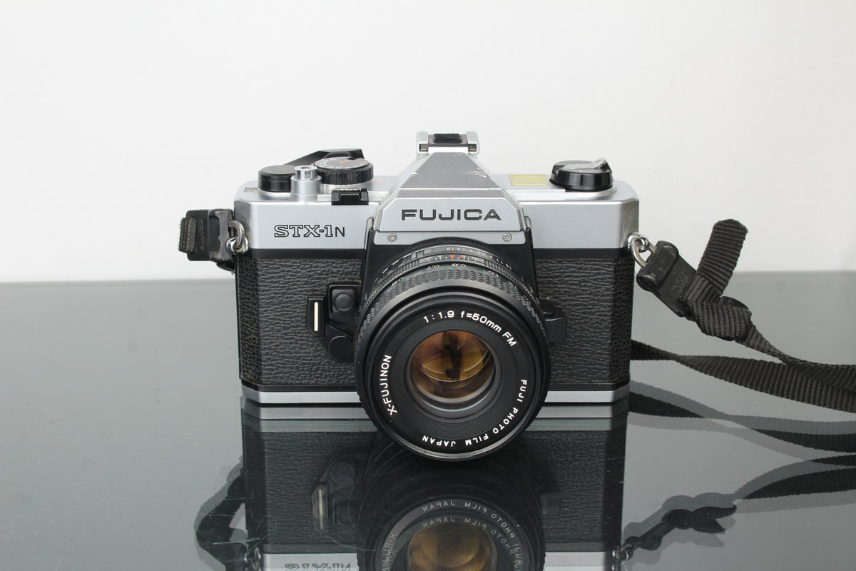 Fujica STX-1N + X-Fujinon 50mm 1.9 lens