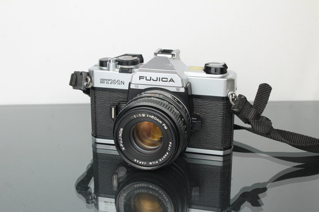 Fujica STX-1N + X-Fujinon 50mm 1.9 lens
