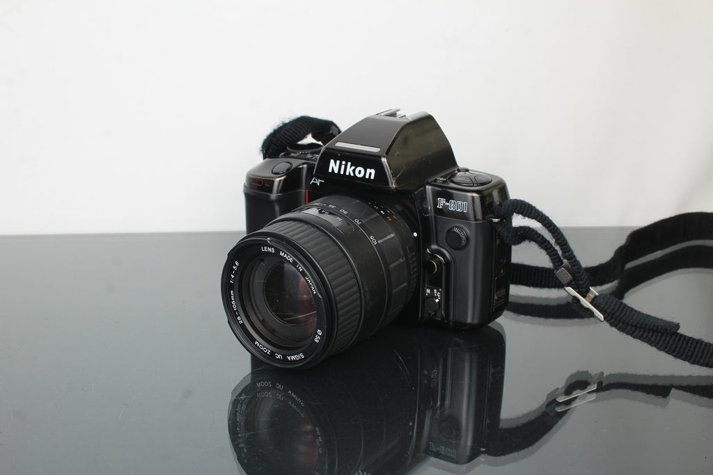Nikon AF F-801 + Sigma 28-105mm 1:4-5,6 lens (Nikon F mount)