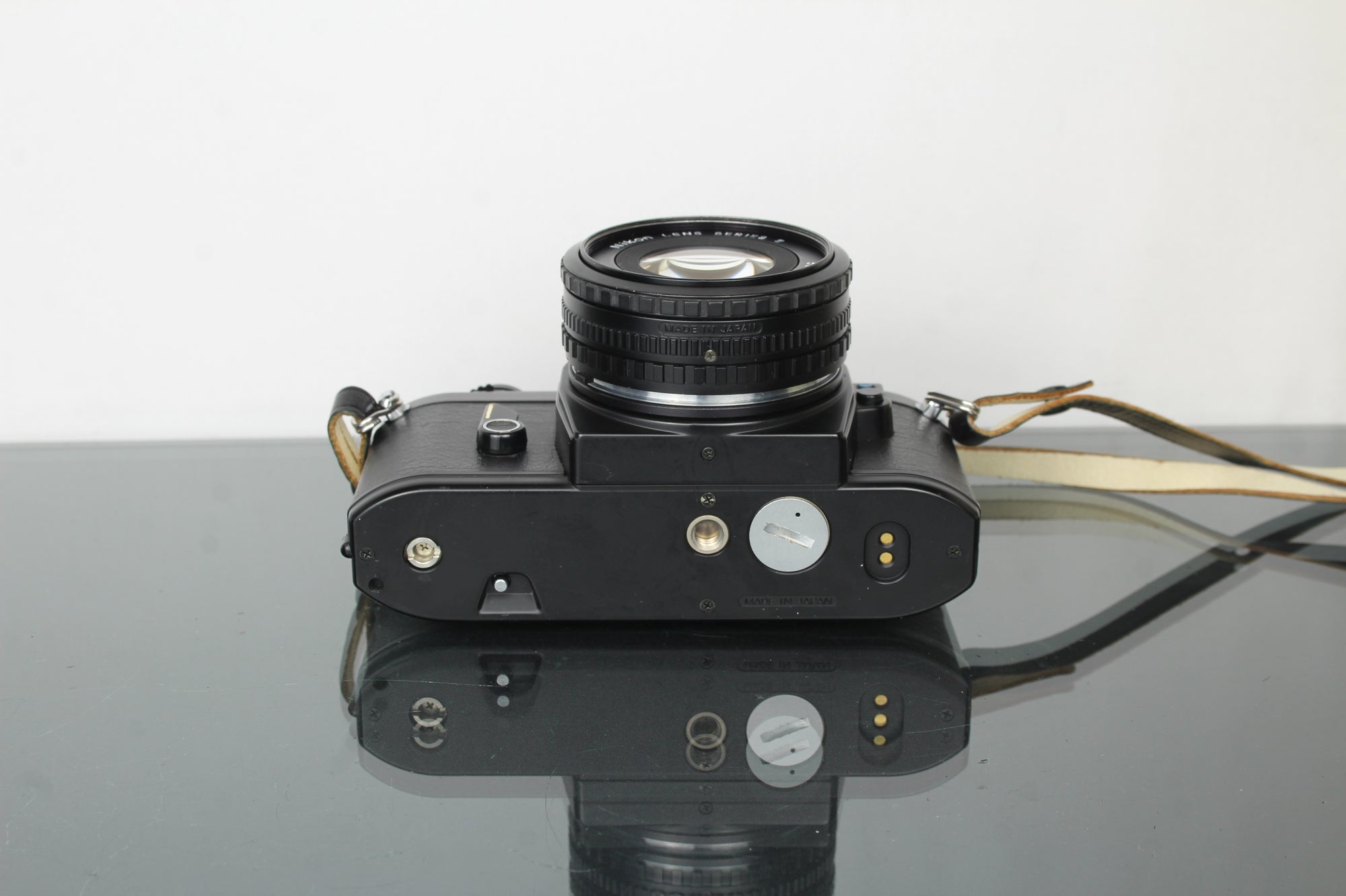 Nikon EM + Nikon E 50mm 1:1.8 Nikon F-mount lens