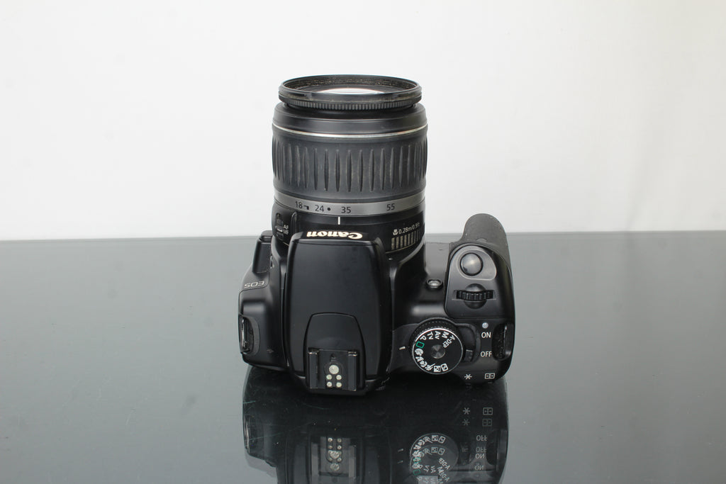 Canon EOS 400D + 18-55mm 1:3.5-5.6 Canon lens