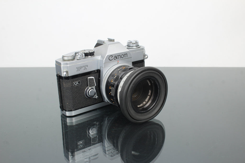 Canon FT QL + Canon FL 50mm 1:1.8 lens