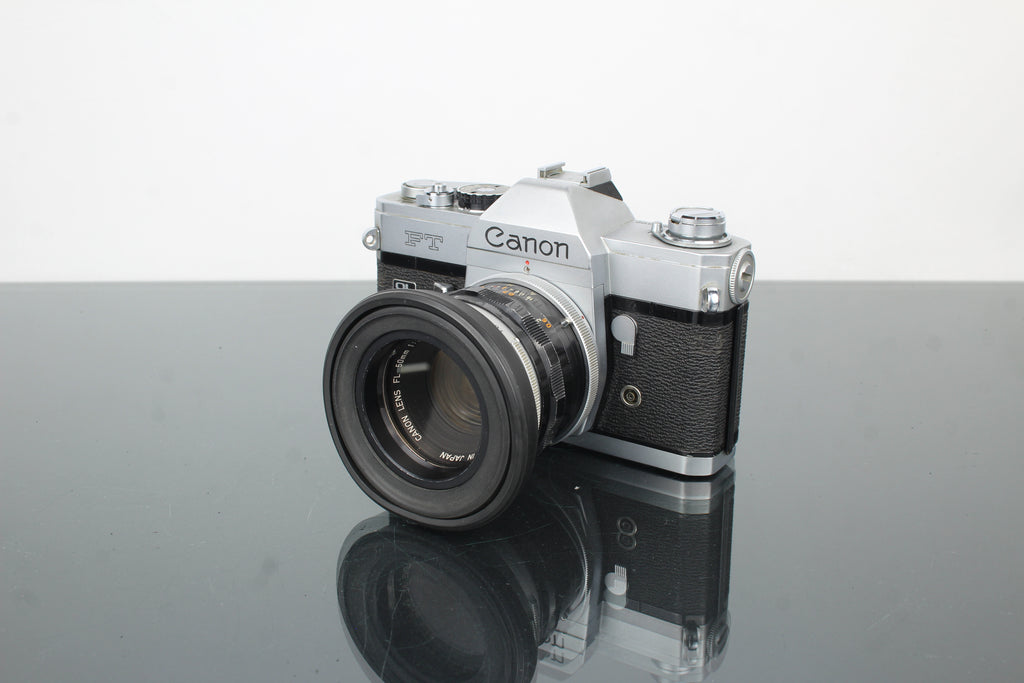 Canon FT QL + Canon FL 50mm 1:1.8 lens